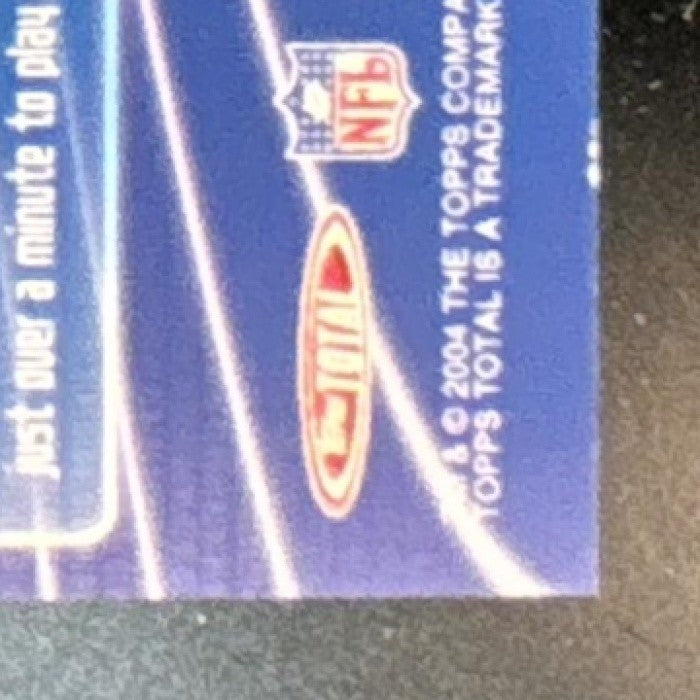 2004 Topps Total Tom Brady Award Winners #AW20 New England Patriots
