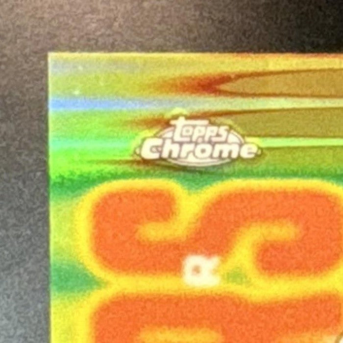 2025 Topps Chrome Drake Maye Power Players Gold Refractor /50 Patriots