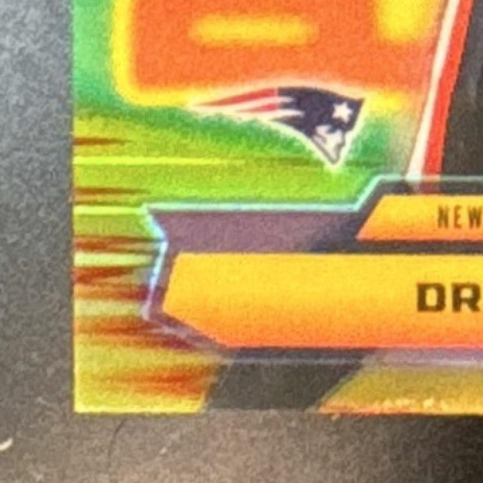 2025 Topps Chrome Drake Maye Power Players Gold Refractor /50 Patriots
