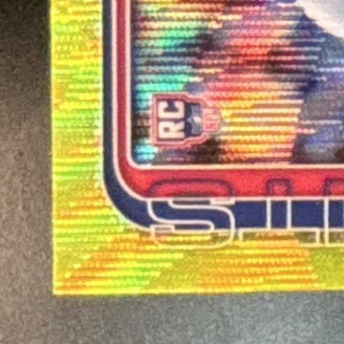 2025 Topps Chrome Abdul Carter Rookie Yellow Wave /275 #350 RC New York Giants