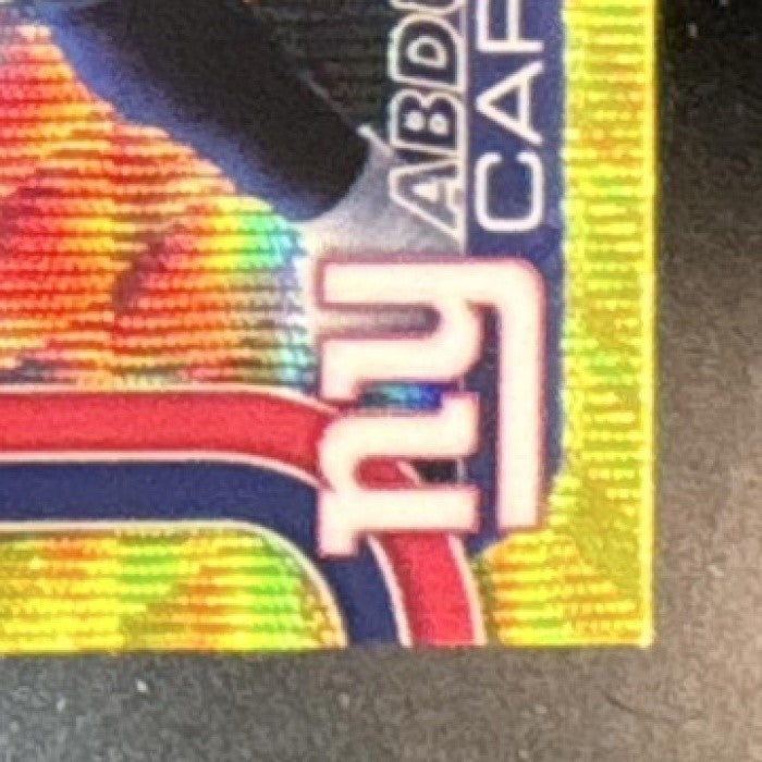2025 Topps Chrome Abdul Carter Rookie Yellow Wave /275 #350 RC New York Giants