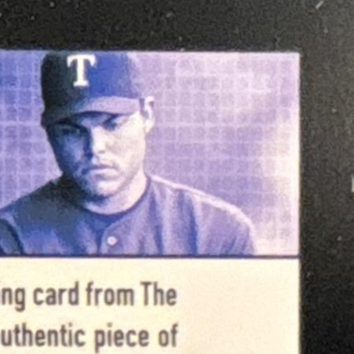 2003 Upper Deck Ivan Rodriguez Game Swatches #RJ-IR Texas Rangers