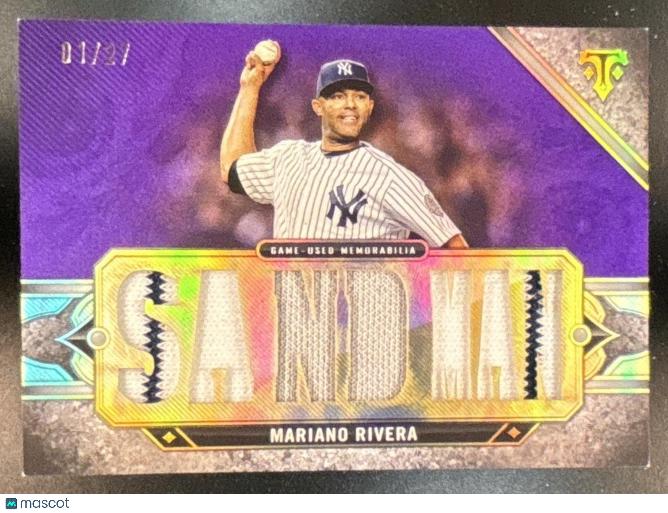 2024 Topps Triple Threads Mariano Rivera Relics Legends Amethyst 1/27 Yankees
