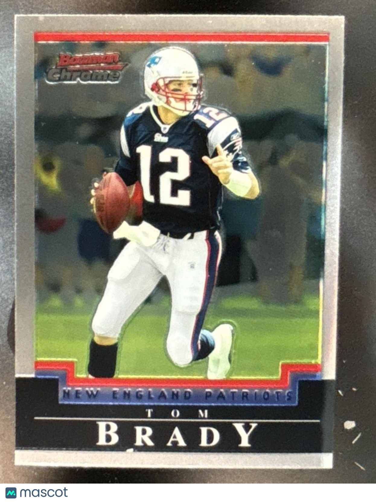 2004 Bowman Chrome Tom Brady #106 New England Patriots