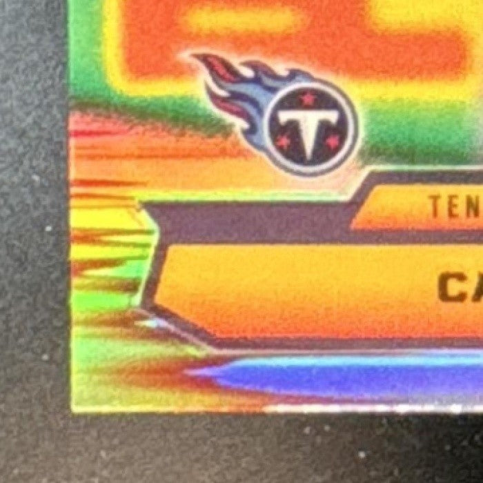 2025 Topps Chrome Cam Ward Power Players Refractor #PP-8 RC Tennessee Titans