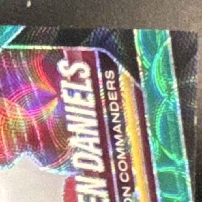 2025 Panini Prizm Jayden Daniels Green Scope 1/75 #278 Washington Commanders