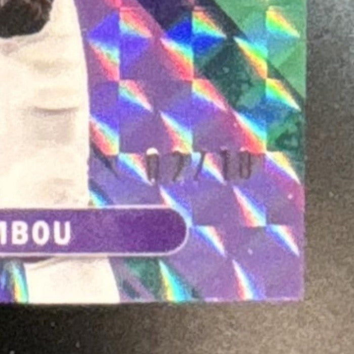 2025 Topps Finest Armand Membou Red Geometric Refractor /10 #36 RC New York Jets