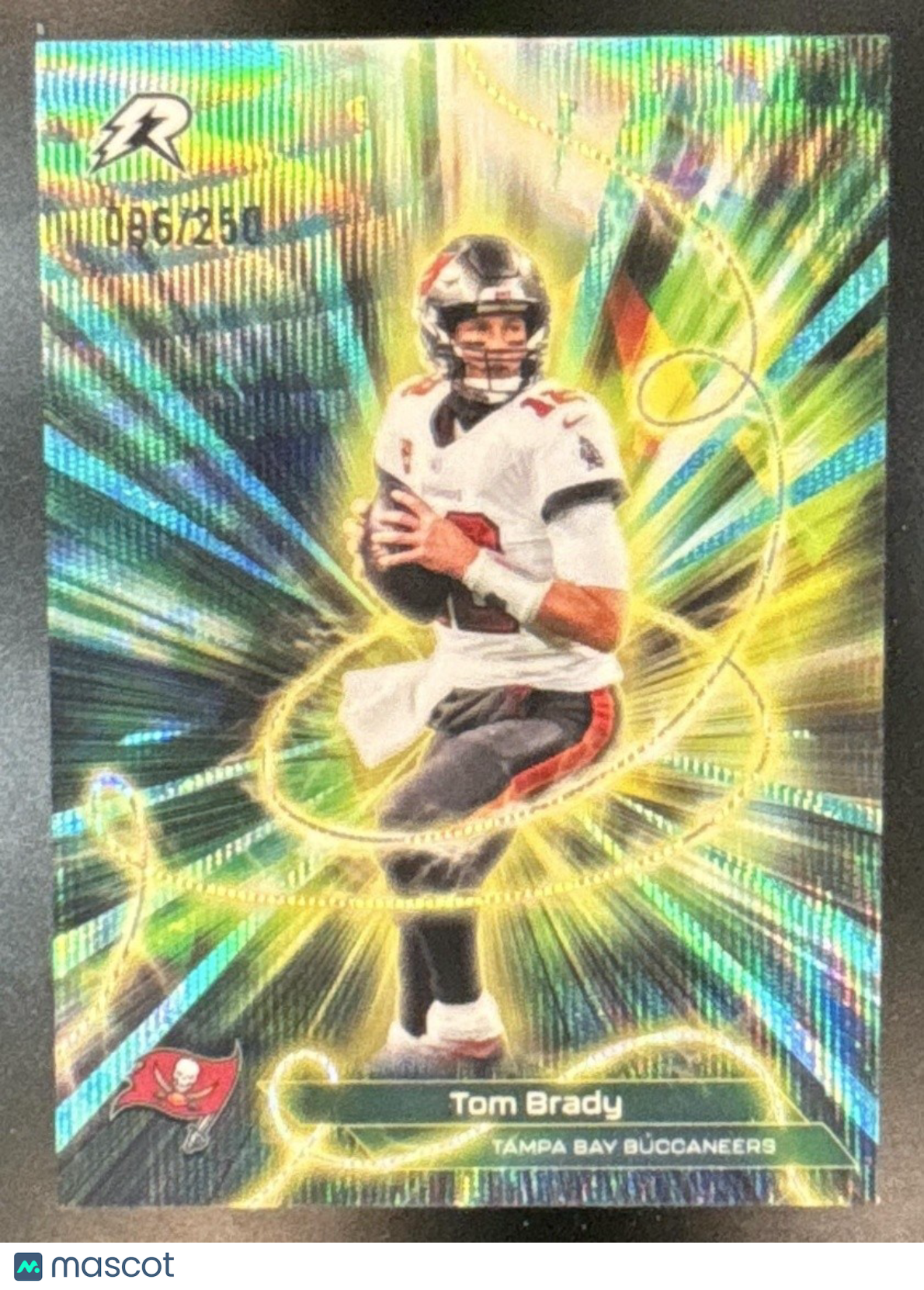 2025 Topps Resurgence Tom Brady Conductors Aqua Surge /250 Tampa Bay Buccaneers