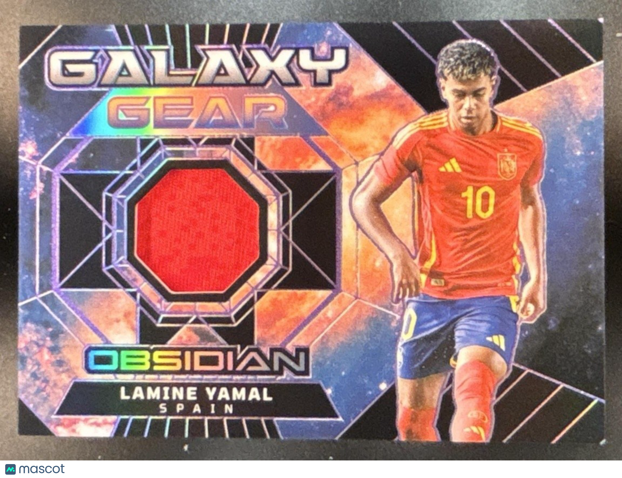 2024-25 Panini Obsidian Lamine Yamal Galaxy Gear Electric Etch Purple /50 Spain