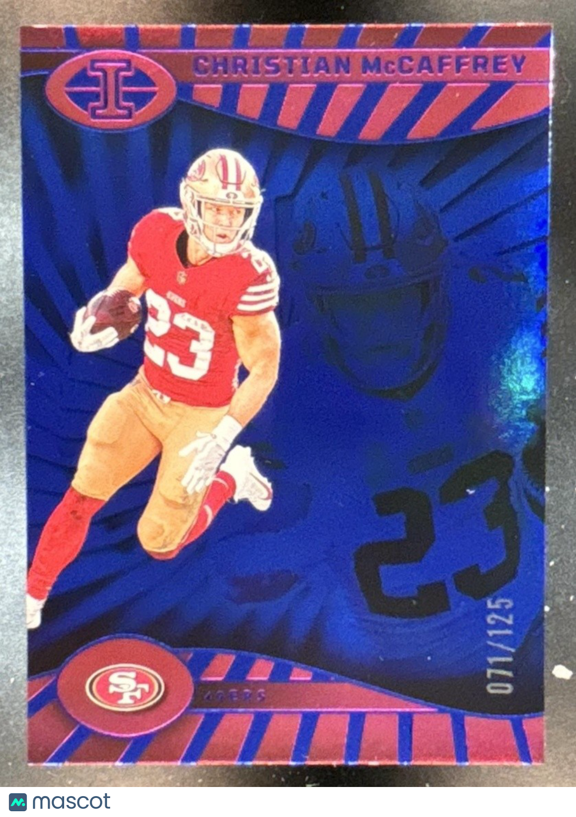 2024 Panini Illusions Christian McCaffrey /125 #77 San Francisco 49ers