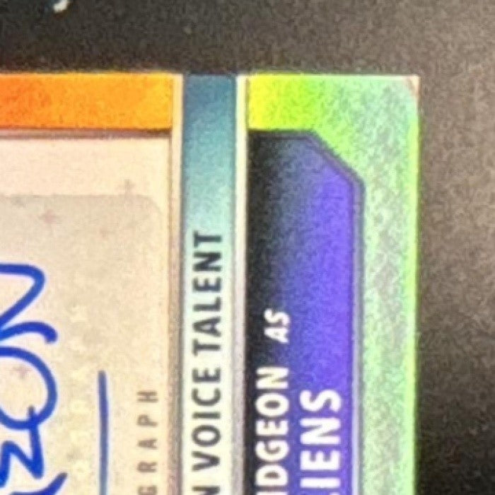 2025 Topps Disneyland 70th Anniversary Jeff Pidgeon as Aliens Auto Gold /50