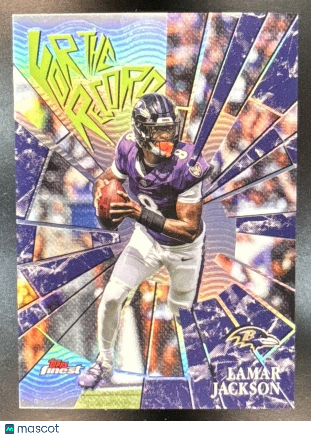 2025 Topps Finest Lamar Jackson For the Record #FTR-1 Baltimore Ravens