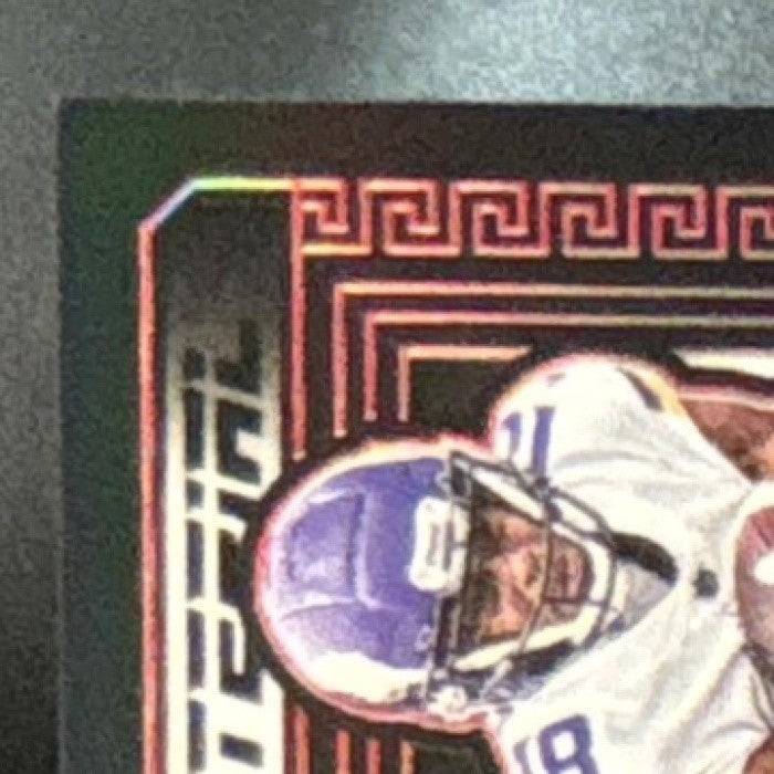 2023 Panini Obsidian Justin Jefferson Matrix Material Auto /8 MEM Vikings