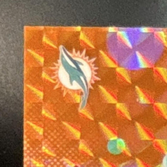 2025 Topps Finest Quinn Ewers Orange Geometric Refractor /25 #10 RC Dolphins