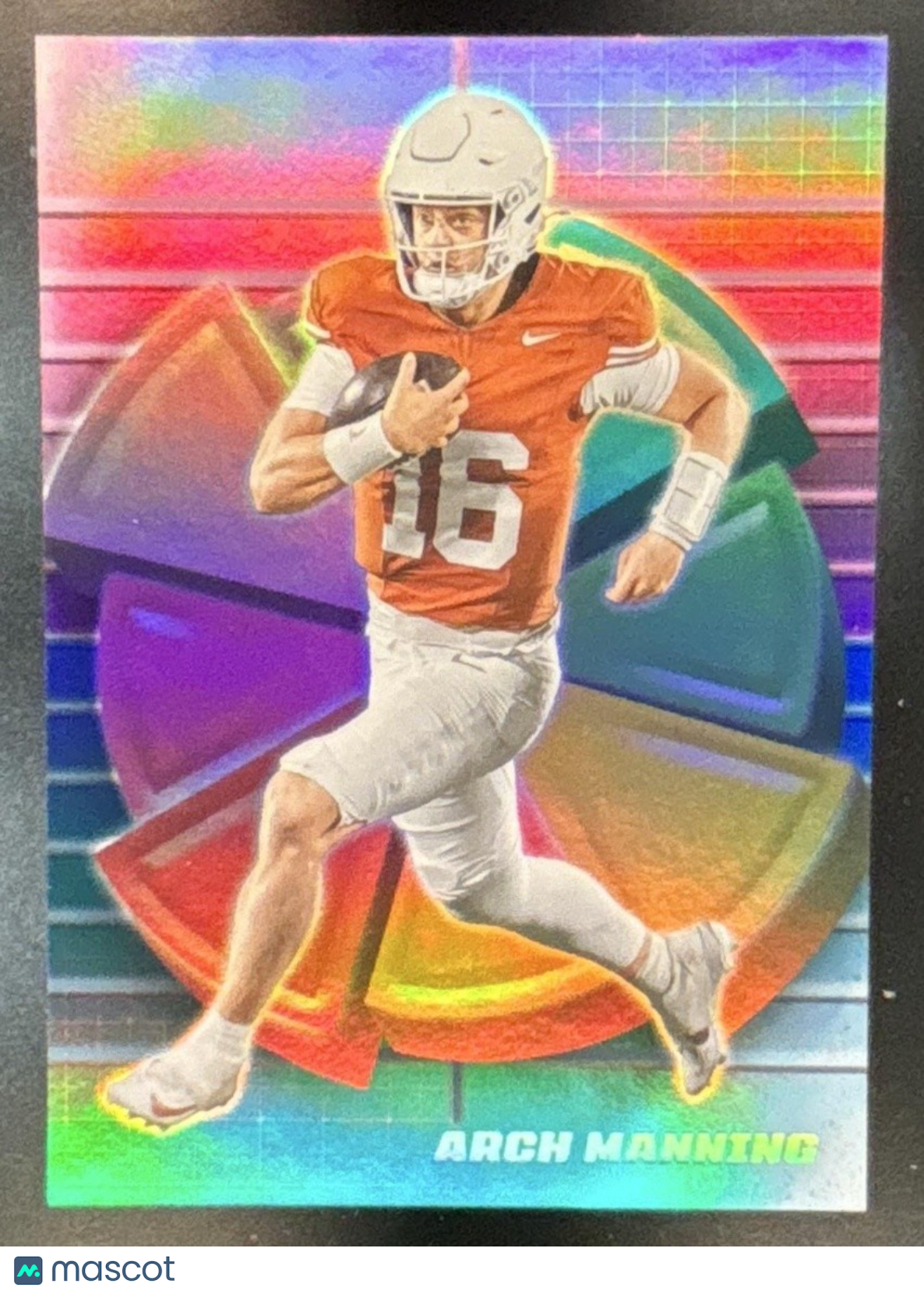 2026 Panini 90s Pop Culture Arch Manning Neon Color Wheel CASE HIT SSP #8 RC