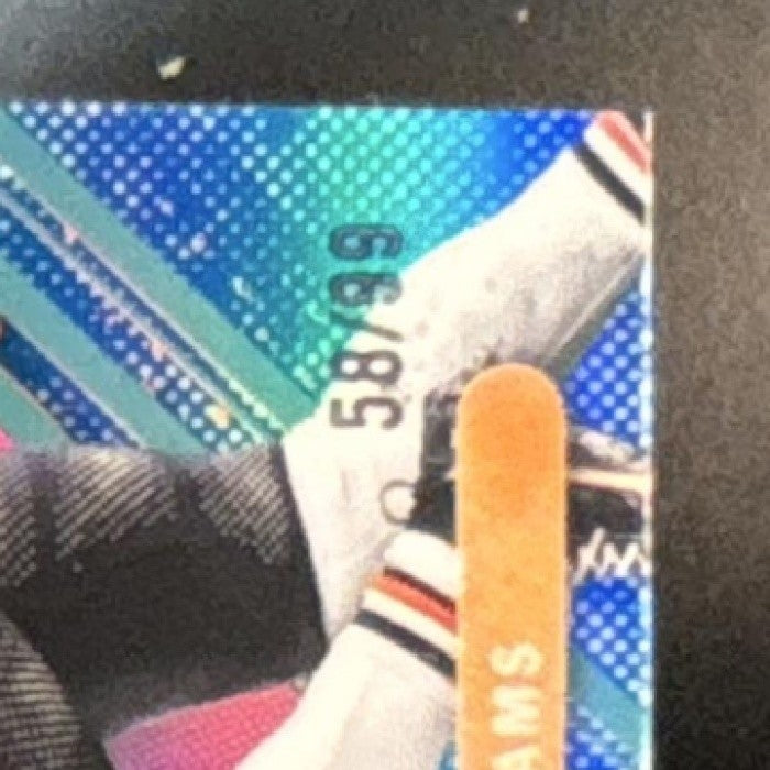 2025 Topps Finest Caleb Williams Blue Refractor /99 #228 Chicago Bears