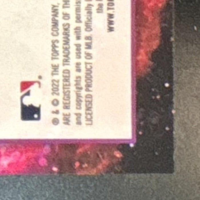 2022 Topps Cosmic Chrome Mookie Betts Supernova #SN-6 Los Angeles Dodgers