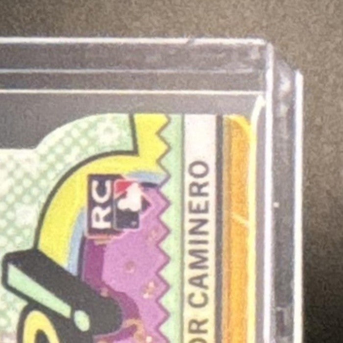 2024 Topps Pristine Junior Caminero Oh Snap! Gold Refractor /50 RC Rays