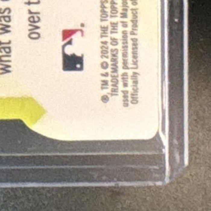 2024 Topps Pristine Junior Caminero Oh Snap! Gold Refractor /50 RC Rays