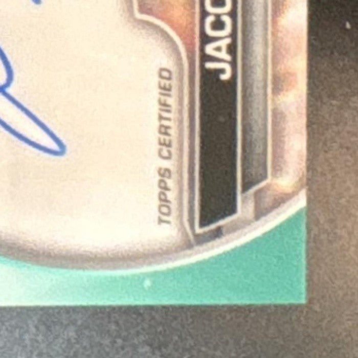 2023 Bowman Draft Jacob Gonzalez Chrome Auto Aqua Lava /199 1st Prospect