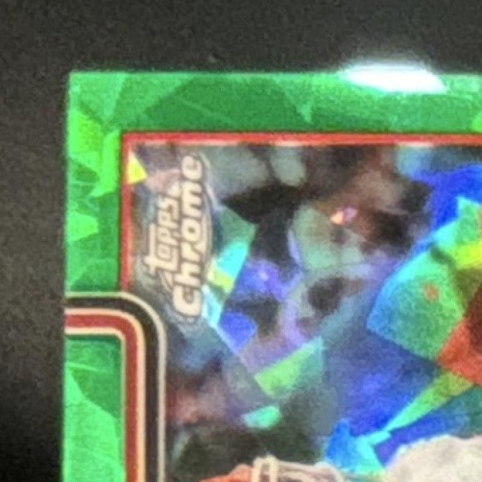 2025 Topps Chrome Sapphire Isaiah Bond Auto Green Refractor /99 RC Browns