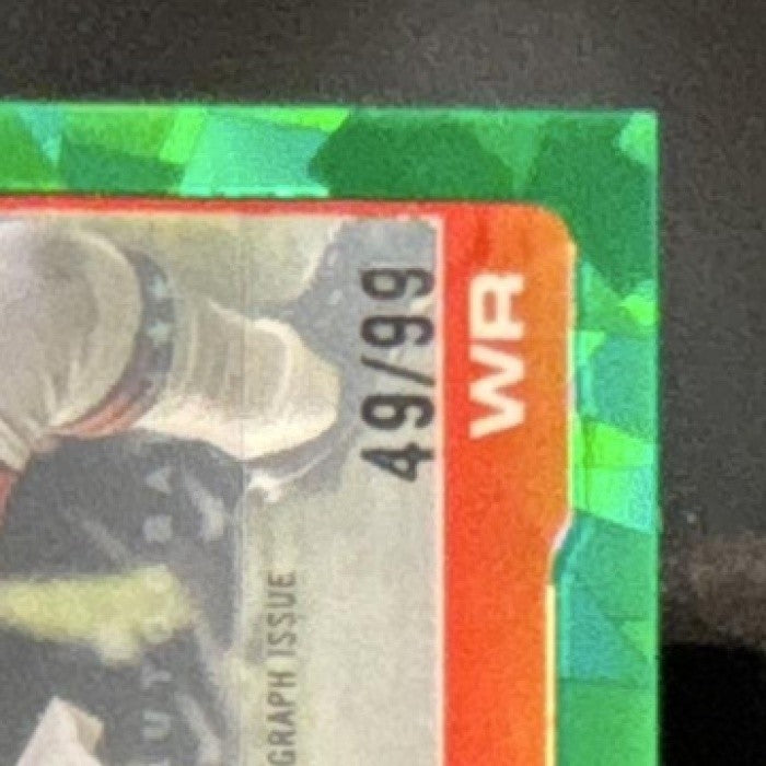 2025 Topps Chrome Sapphire Isaiah Bond Auto Green Refractor /99 RC Browns