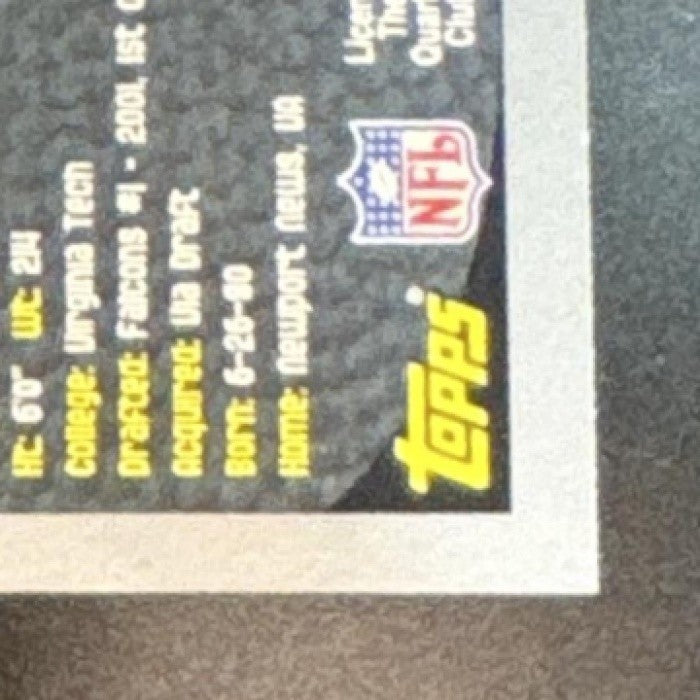 2001 Topps Michael Vick #311 Rookie RC Atlanta Falcons