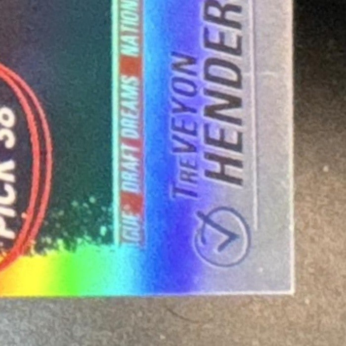 2025 Topps Signature Class TreVeyon Henderson Draft Dreams RC SSP Patriots