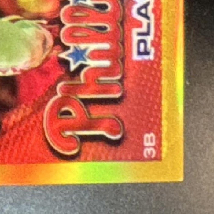 2010 Topps Chrome Placido Polanco Gold Refractor /50 #78 Philadelphia Phillies