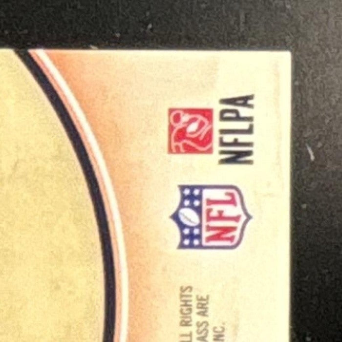 2025 Topps Signature Class RJ Harvey Action Orange Foil /50 RC Denver Broncos