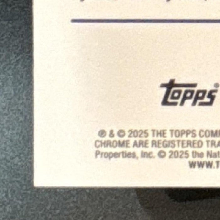 2025-26 Topps Chrome Cooper Flagg Basketball Refractor #251 RC Dallas Mavericks