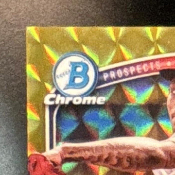 2025 Bowman Tink Hence Chrome Prospects Gold Geometric /50 #BCP-101 Cardinals