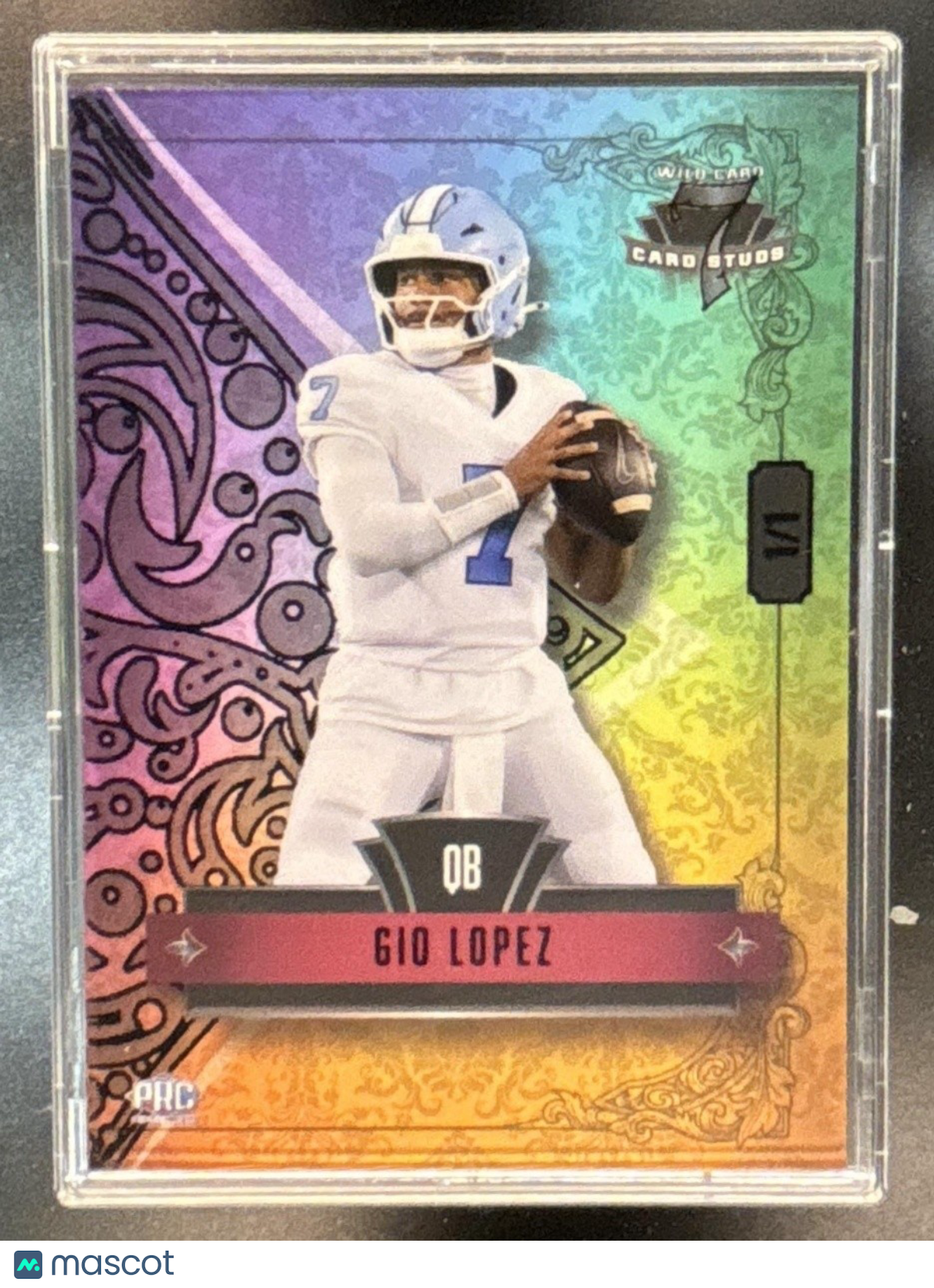 2026 Wild Card 7 Card Stud Stacked Deck Gio Lopez 1/1