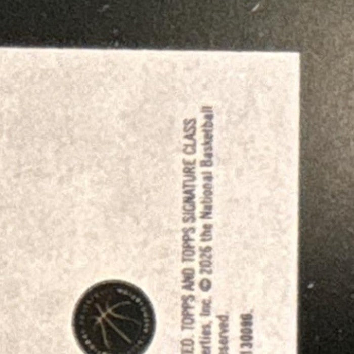 2025-26 Topps Signature Class Anthony Black Veteran Auto #VCA-AB Orlando Magic