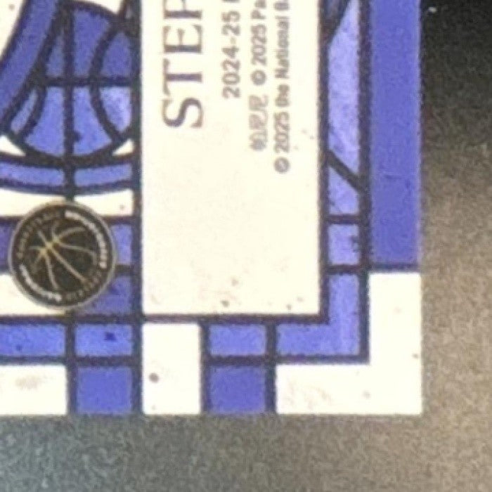 2024-25 Panini Mosaic Stephen Curry Stained Glass #7 Golden State Warriors