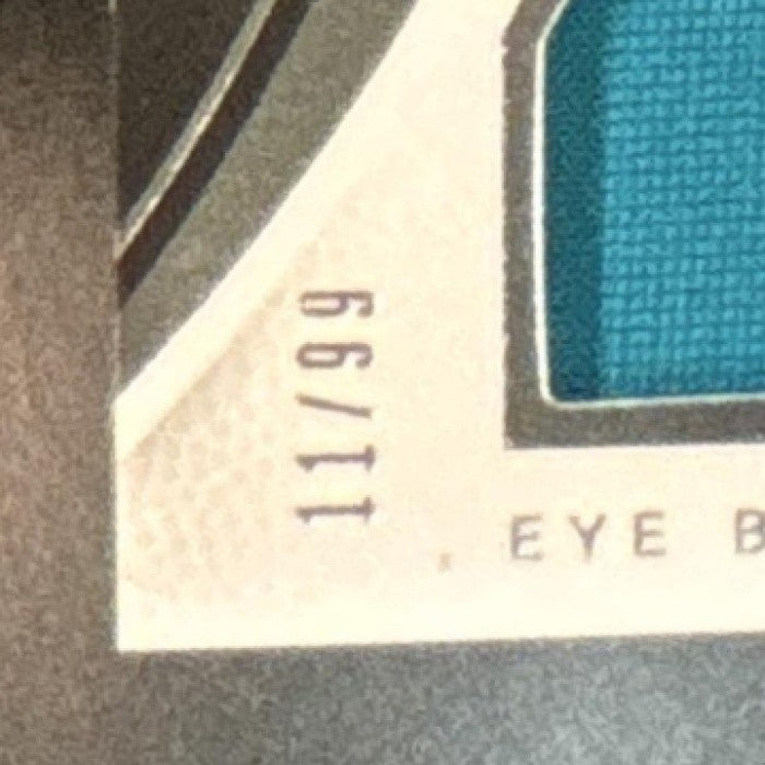 2025 Immaculate Collection Bhayshul Tuten Rookie Eye Black Jersey /99 RC Auto