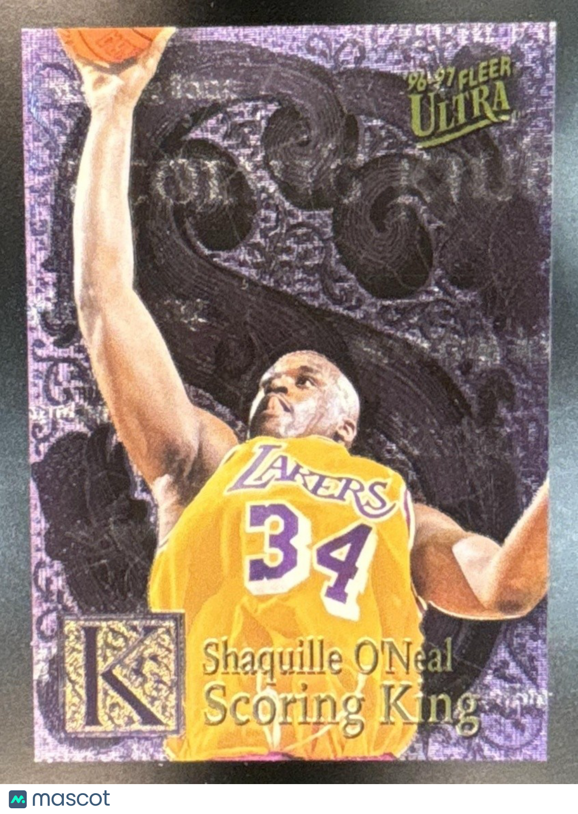 1996 Fleer Ultra Shaquille O'Neal Scoring Kings Plus #13 Los Angeles Lakers