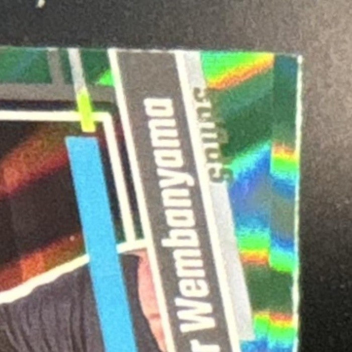 2023-24 Donruss Victor Wembanyama Green Laser Holo #220 RC San Antonio Spurs