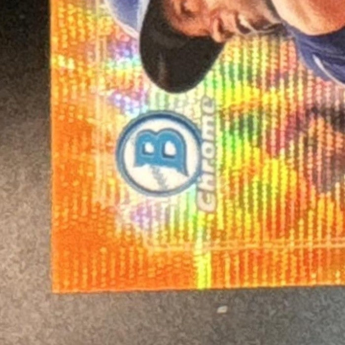 2017 Bowman Chrome Jorge Ona Prospect Auto Orange Wave /25 San Diego Padres