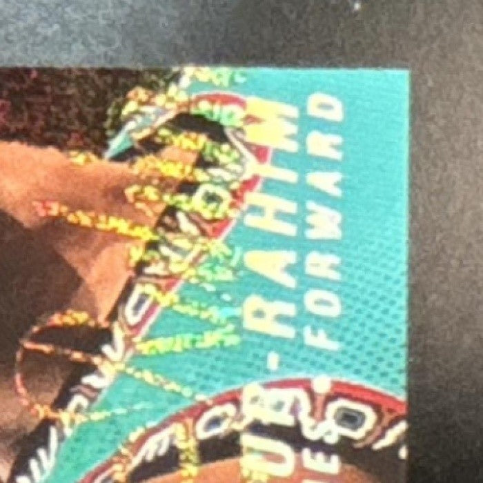 1996-97 Fleer Flair Showcase Shareef Abdur-Rahim Row 0 Showcase #29 RC Grizzlies