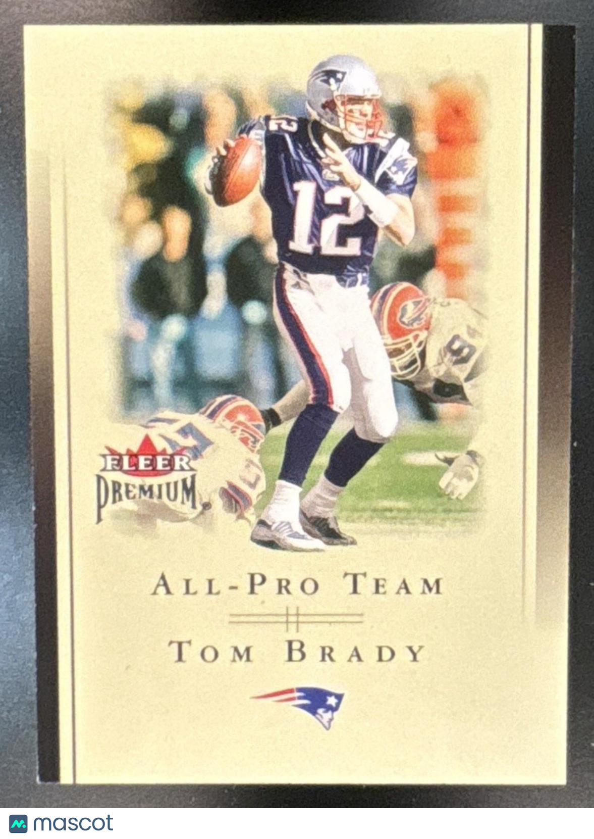 2002 Fleer Premium Tom Brady All Pro Team /1000 #25 New England Patriots