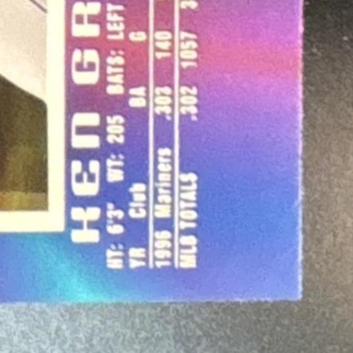 1997 Skybox E-X2000 Ken Griffey Jr. #40 Mariners