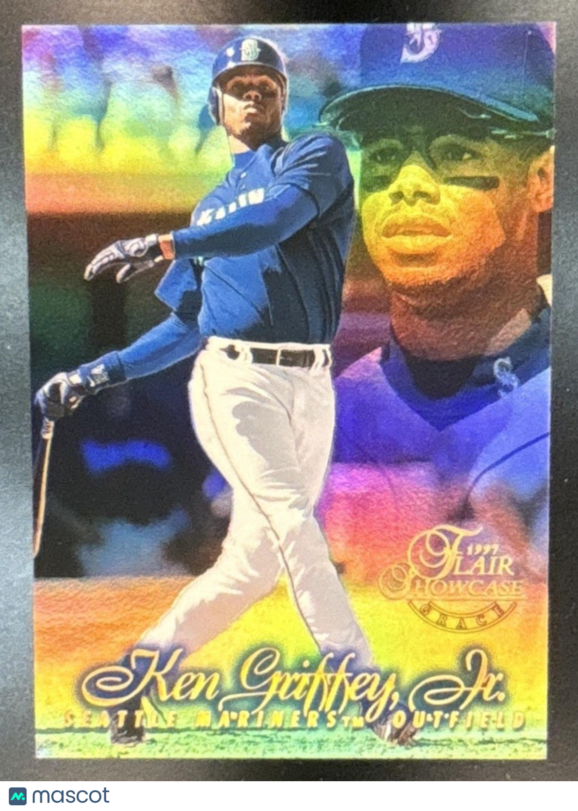 1997 Fleer Flair Showcase Ken Griffey Jr. Row 1 Grace #24 Seattle Mariners