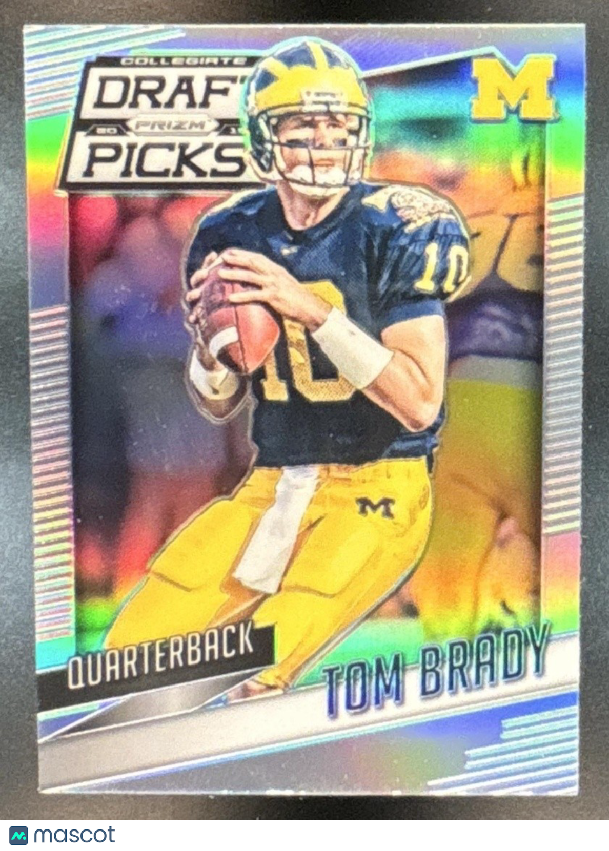 2015 Prizm Collegiate Draft Picks Tom Brady Prizms #96 Michigan Wolverines