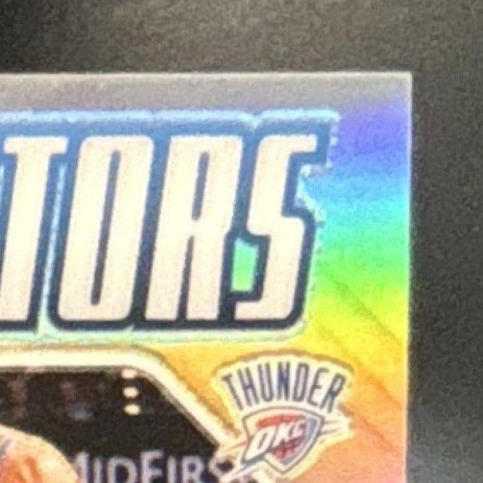 2024-25 Donruss Optic Ajay Mitchell Rookie Dominators Signatures Holo /99 Auto