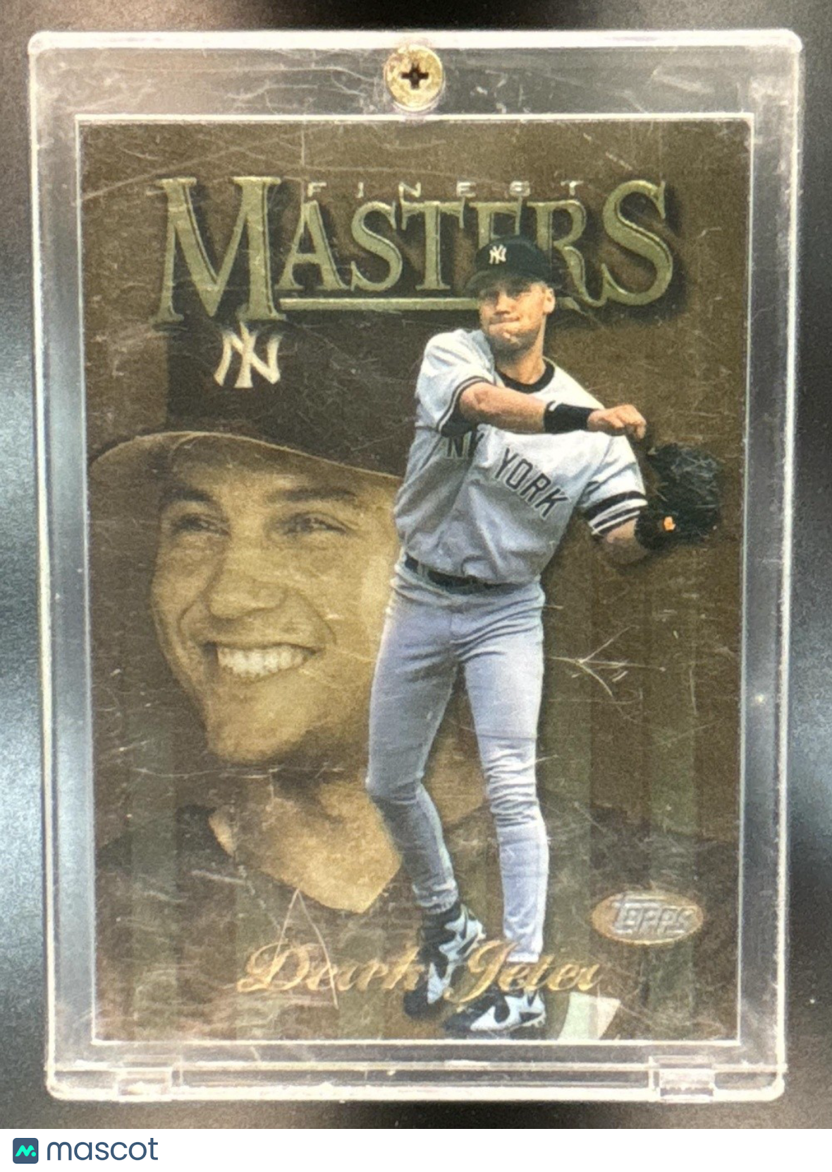 1997 Topps Finest Derek Jeter #166 New York Yankees
