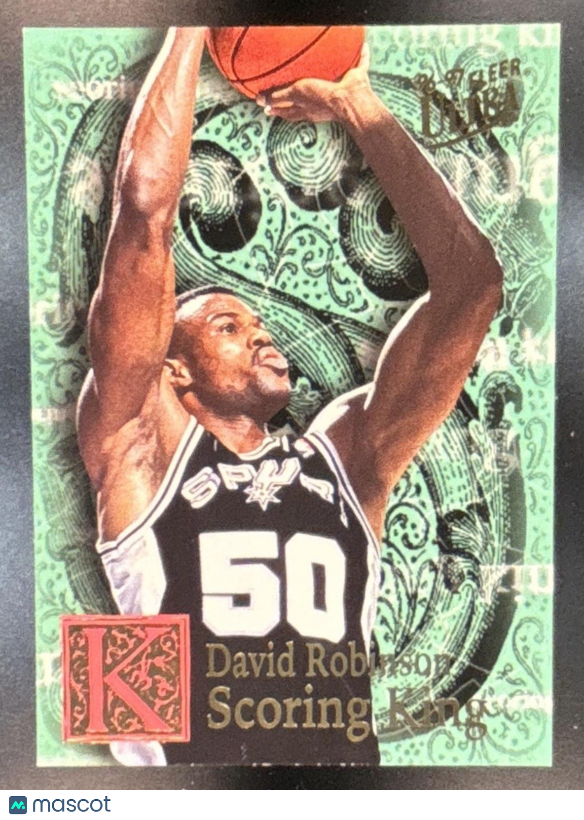 1996 Fleer Ultra David Robinson Scoring Kings #24 San Antonio Spurs
