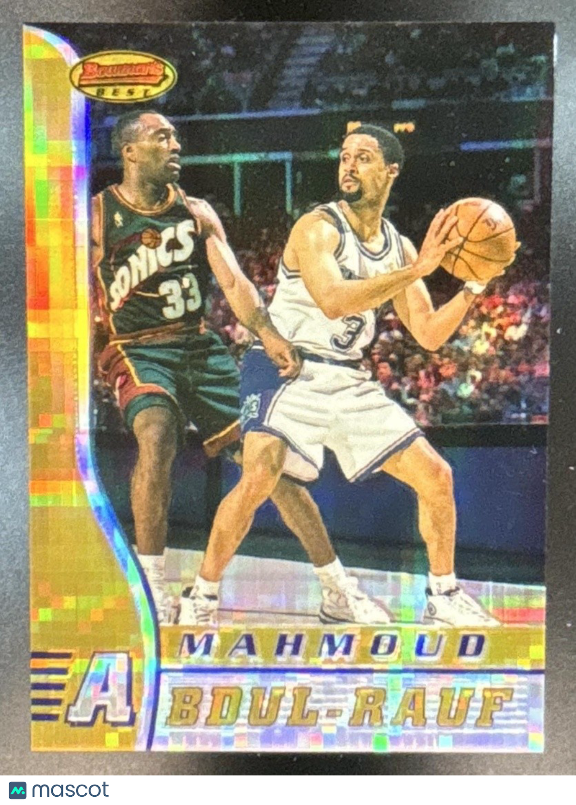1996-97 Bowman's Best Shareef Abdur-Rahim Atomic Refractor #R3 RC Grizzlies