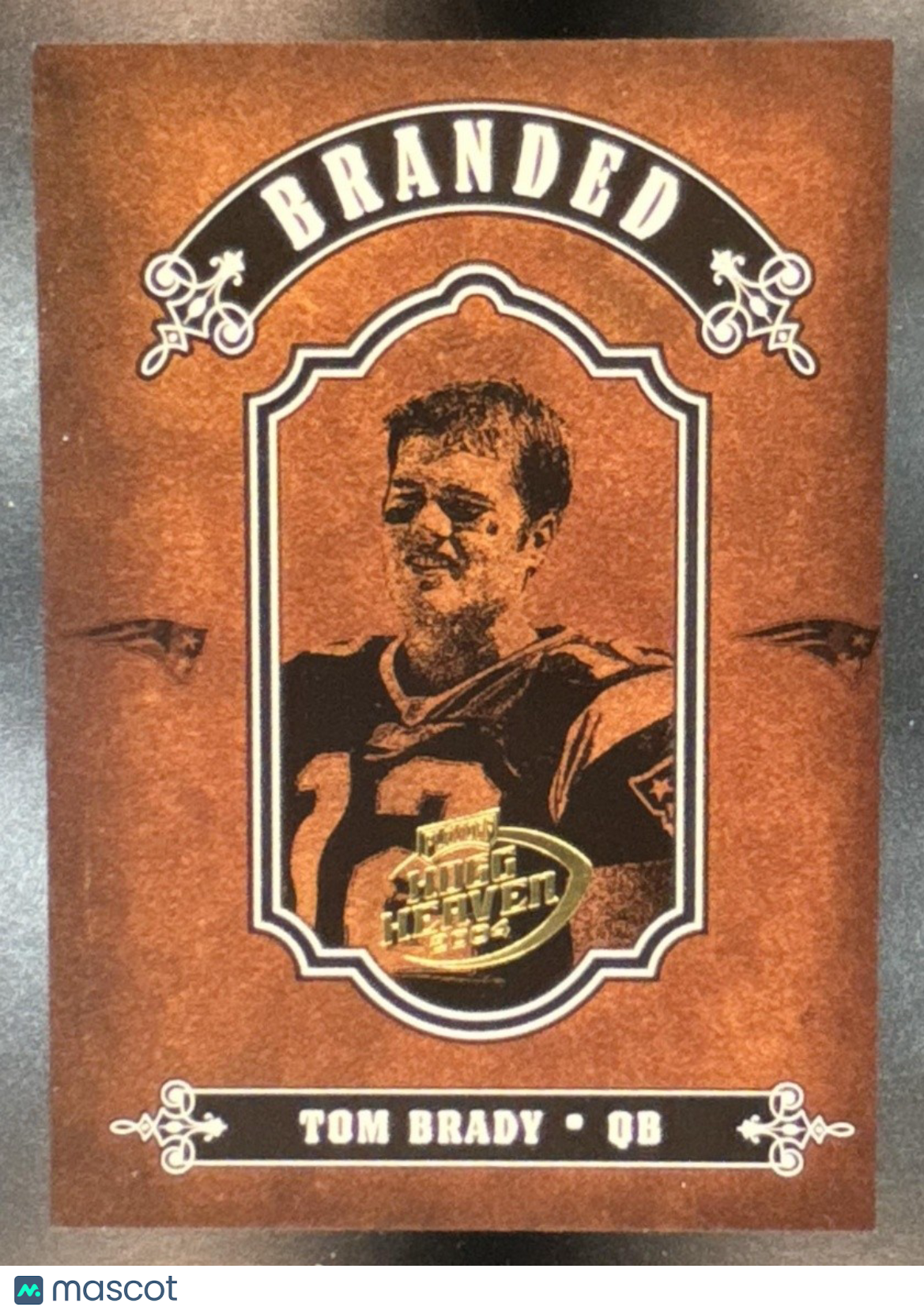 2004 Playoff Hogg Heaven Tom Brady Branded /1250 #B-24 New England Patriots