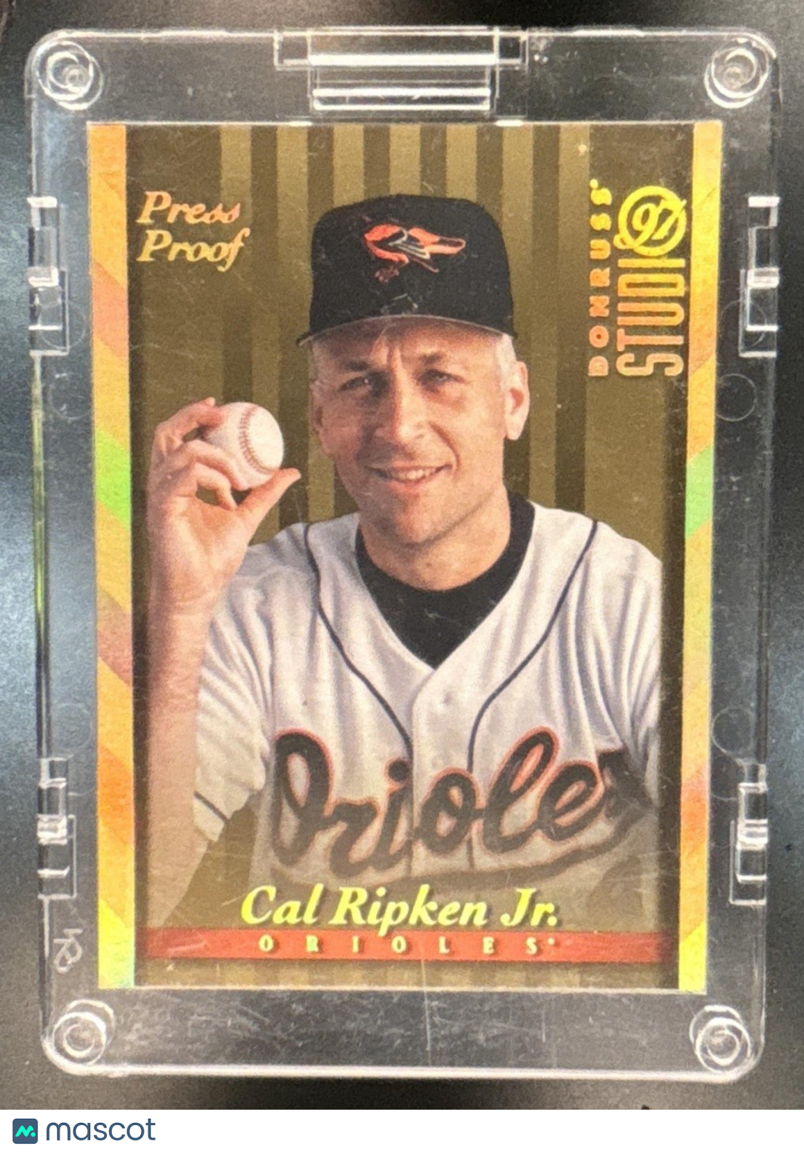 1997 Donruss Studio Cal Ripken Jr. Press Proofs Gold #51 Baltimore Orioles